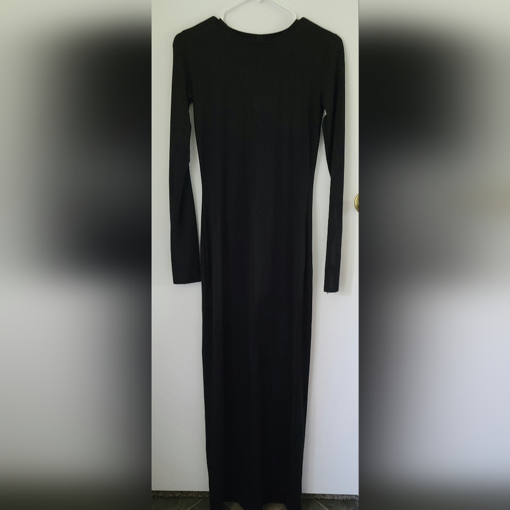 Skims lounge crew neck long sleeve dress
